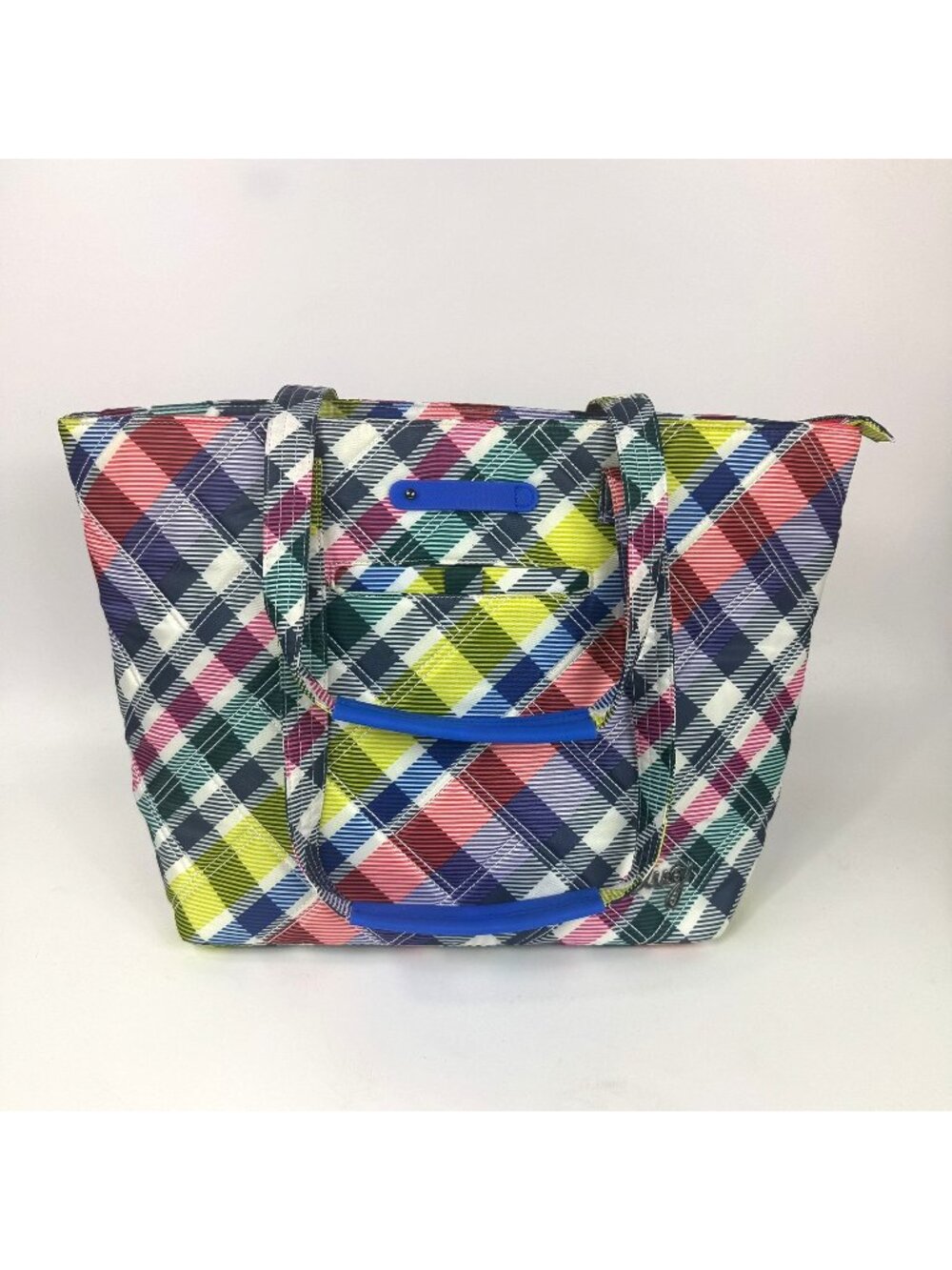 LUG Skyliner Tote Tartan Plaid 2023 Quilted Purse Traveler Shoulder